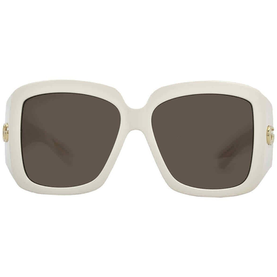 GUCCI | 氣勢風範粗黑大方框太陽眼鏡 | 韓系米白
