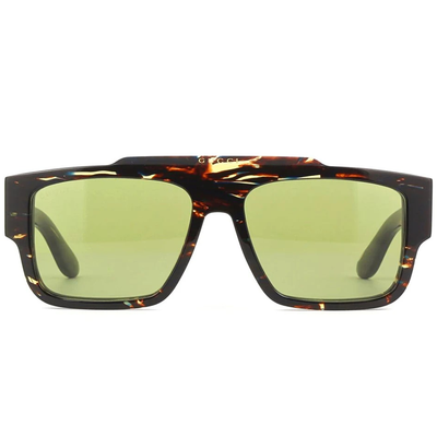 GUCCI | 前衛現代方框太陽眼鏡 | 特色玳瑁
