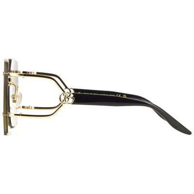 GUCCI | FORK叉子系列多邊無框太陽眼鏡 |漸層紫