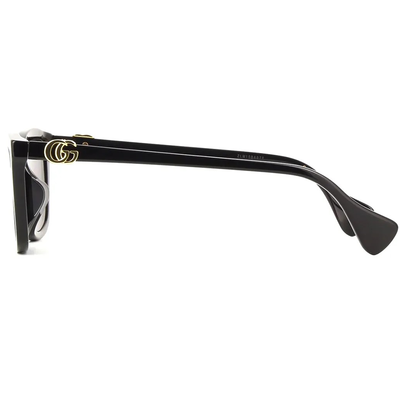 GUCCI | 獨特雙G黑方框太陽眼鏡 |氣勢黑