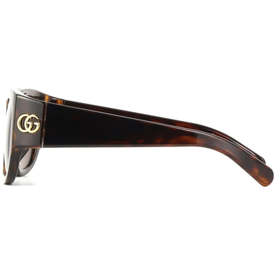 GUCCI | 曜影經典粗黑方框太陽眼鏡 |虎斑玳瑁