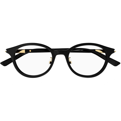 GUCCI | 太空旅程粗黑圓框眼鏡 |宇宙黑