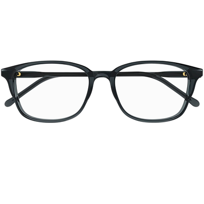 GUCCI | 休閒自然方框細邊眼鏡 |炭晶灰