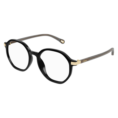 CHLOE | 金工匠藝多邊框眼鏡 | 文青黑/灰金