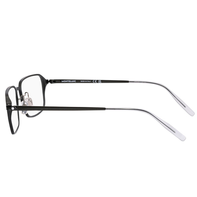 MONTBLANC | 精湛之藝長方框眼鏡 | 細緻黑灰