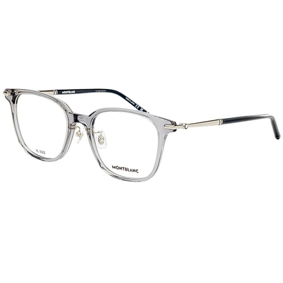 MONTBLANC | 阿爾松雪方框眼鏡 | 極致透灰