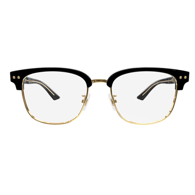 MONTBLANC | 巔峰金影眉框眼鏡 | 高雅黑金