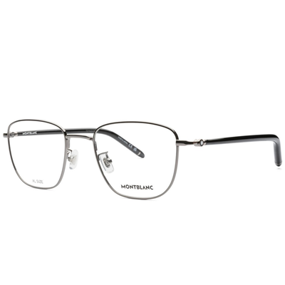 MONTBLANC | 銀雪品格方框眼鏡 | 精緻銀