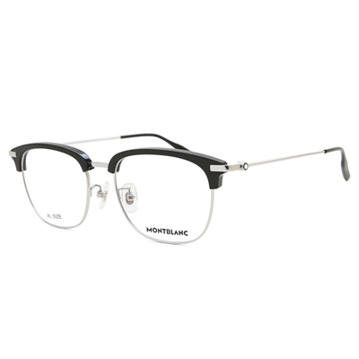 MONTBLANC | 知性星韻眉框眼鏡 | 文藝黑/銀