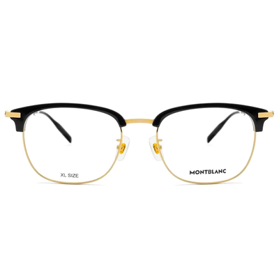 MONTBLANC | 知性星韻眉框眼鏡 | 文藝黑/金