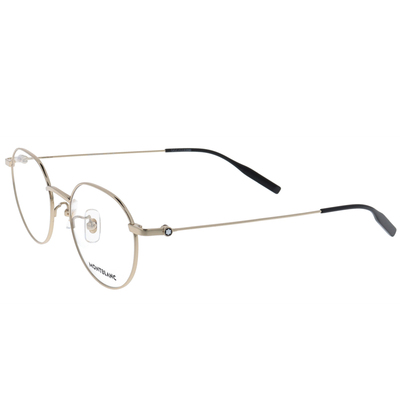 MONTBLANC | 輕文藝風多邊框眼鏡 | 靜謐金