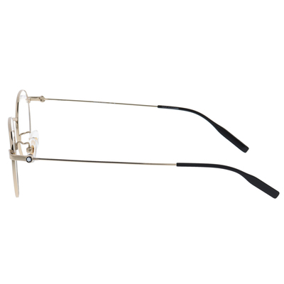 MONTBLANC | 輕文藝風多邊框眼鏡 | 靜謐金