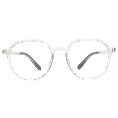 FORECO | 簡約小巧圓框眼鏡 | 清透白/灰