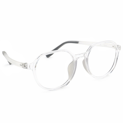 FORECO | 簡約小巧圓框眼鏡 | 清透白/灰