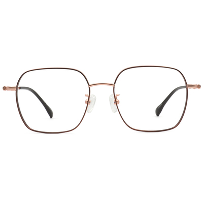 FORECO | 冷感工業風大方框眼鏡 | 松果褐