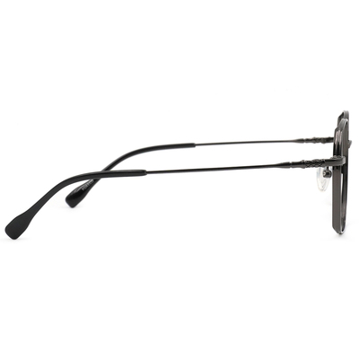 FORECO | 冷感工業風大方框眼鏡 | 冷茶黑