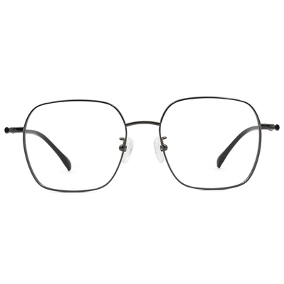 FORECO | 冷感工業風大方框眼鏡 | 冷茶黑