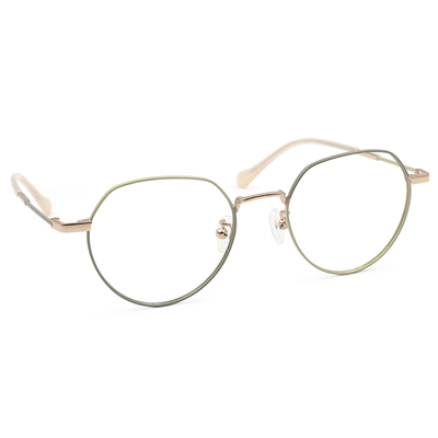 FORECO | 祕密花園多邊框眼鏡 | 迷月灰/天鵝白