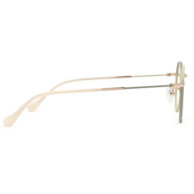 FORECO | 祕密花園多邊框眼鏡 | 迷月灰/天鵝白