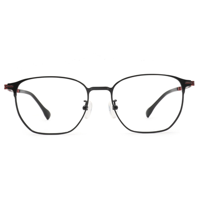 FORECO | 銀河鐵道長方框眼鏡 | 霓虹黑紅