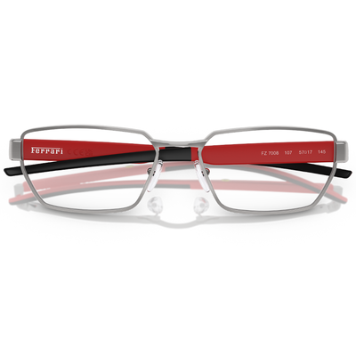 Ferrari法拉利 | 流光疾馳長方框眼鏡 |  流光銀x紅