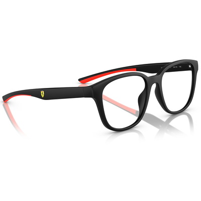 Ferrari法拉利 | 現代前衛大方框眼鏡 | 霧質黑x紅