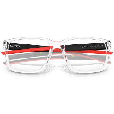 Ferrari法拉利 | 極致奢華方框眼鏡 |  尊品透x黑紅