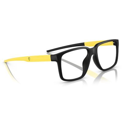 Ferrari法拉利 | 極致奢華方框眼鏡 |  尊品黑x黃