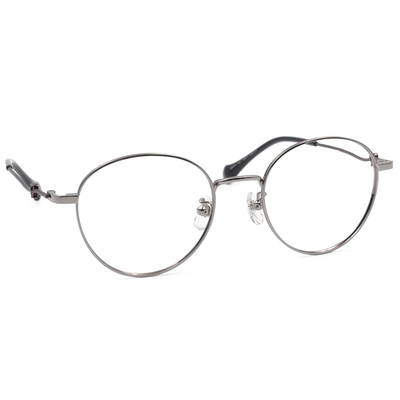 北港朝天宮 |月老- 紅線之約圓框眼鏡 | 心願銀/黑