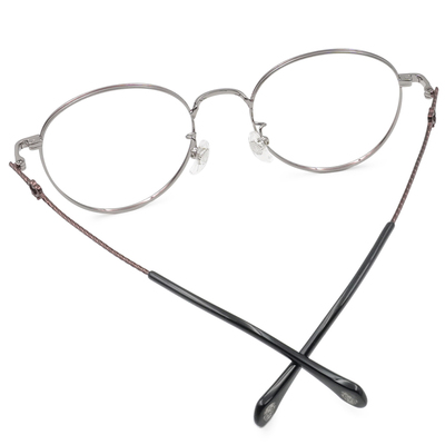 北港朝天宮 |月老- 紅線之約圓框眼鏡 | 心願銀/黑