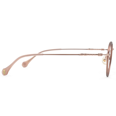 北港朝天宮 | 文昌-神來一筆圓框眼鏡 | 福粉金