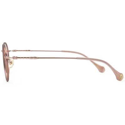 北港朝天宮 | 文昌-神來一筆圓框眼鏡 | 福粉金