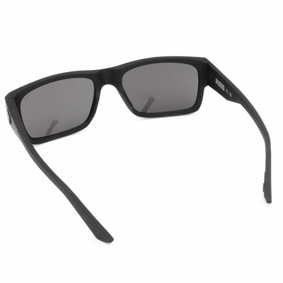 PUMA | 潮流設計長方框太陽眼鏡 | 神秘黑