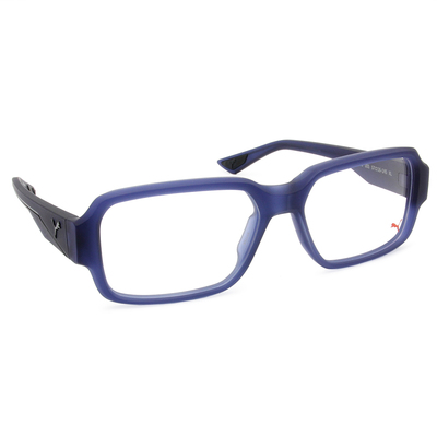 PUMA | 無畏之巔長方框眼鏡 | 極藍
