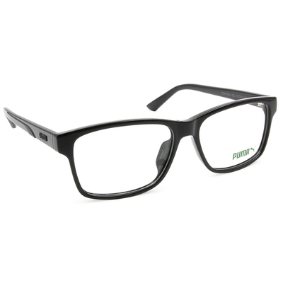 PUMA | 流線力學方框眼鏡 | 疾馳黑 
