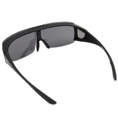 SUPER IDOL | 套鏡 | 上翻式長方框太陽眼鏡 | 特務黑