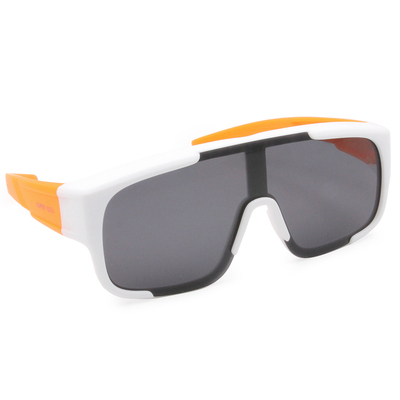 SUPER IDOL | 套鏡 | 熱情洋溢護眼框太陽眼鏡 | 活力白x橘