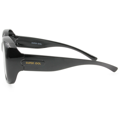 SUPER IDOL | 套鏡 | 明星氣質方框太陽眼鏡 | 氣質黑