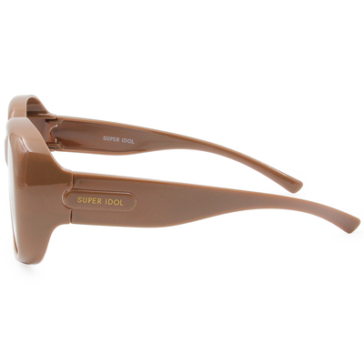 SUPER IDOL | 套鏡 | 明星氣質方框太陽眼鏡 | 焦糖棕