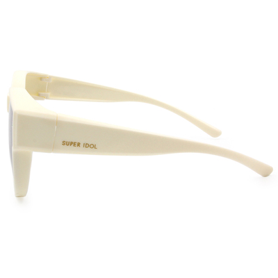 SUPER IDOL | 套鏡 | 領銜主角大方框太陽眼鏡 | 韓系米白