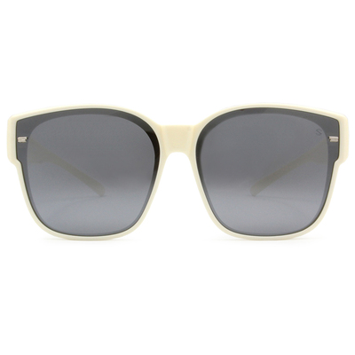 SUPER IDOL | 套鏡 | 領銜主角大方框太陽眼鏡 | 韓系米白