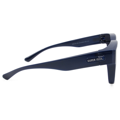 SUPER IDOL | 套鏡 | 極簡美學長方框太陽眼鏡 | 愛麗絲藍