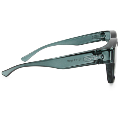 SUPER IDOL | 套鏡 | 極簡美學長方框太陽眼鏡 | 黑藍靛