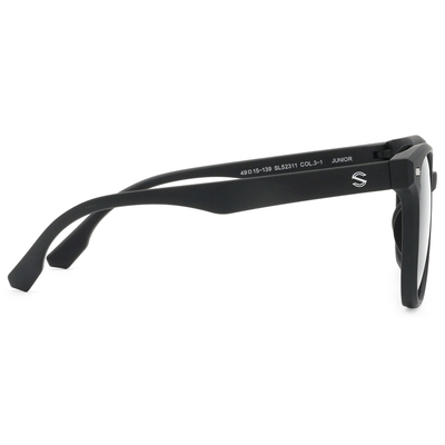 SUPER IDOL | 兒童款‧夢幻泡泡多邊框太陽眼鏡 | 帥氣黑