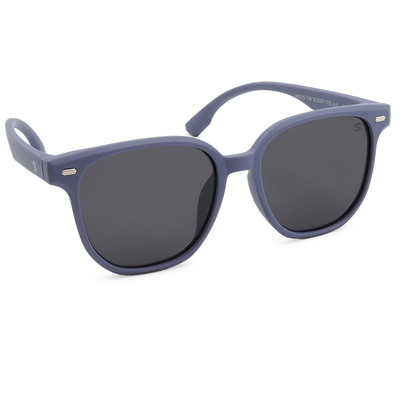 SUPER IDOL | 兒童款‧夢幻泡泡多邊框太陽眼鏡 | 莫蘭迪藍