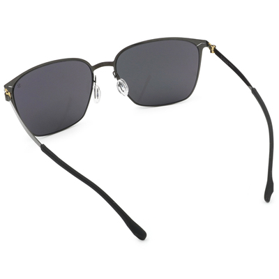 SUPER IDOL | 風度翩翩長方框太陽眼鏡 | 紳士黑