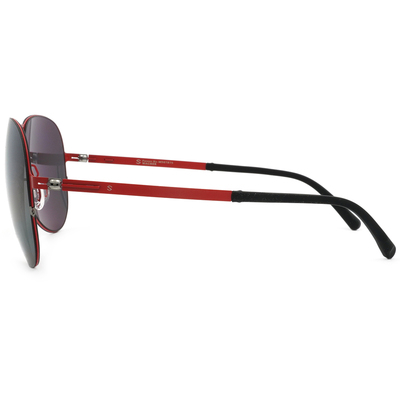 SUPER IDOL | 雙槓風格飛行框太陽眼鏡 | 黑紅拼接