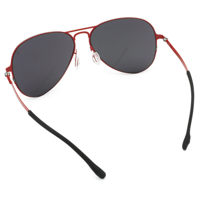 SUPER IDOL | 雙槓風格飛行框太陽眼鏡 | 黑紅拼接