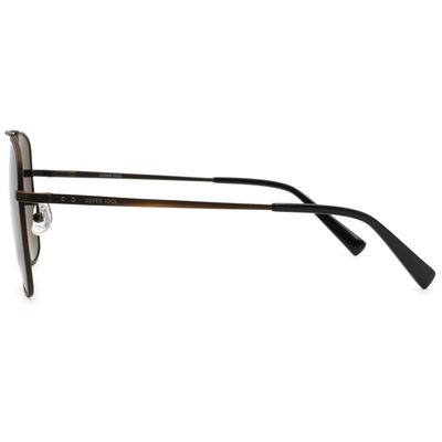 SUPER IDOL | 美式雙槓飛行框太陽眼鏡 | 復古黑金