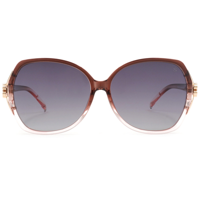 SUPER IDOL | 別緻小花方框太陽眼鏡 | 柔媚紅  